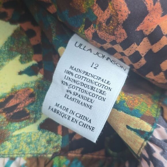 Ulla Johnson NWT Alexandra Crop Top in‎ Prism MSRP $270 Women's size 12 - Picture 8 of 13